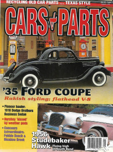 CARS & PARTS 2002 JAN - '35 FORD COUPE, '18 DODGE BROS SEDAN, '56 STUDE HAWK*